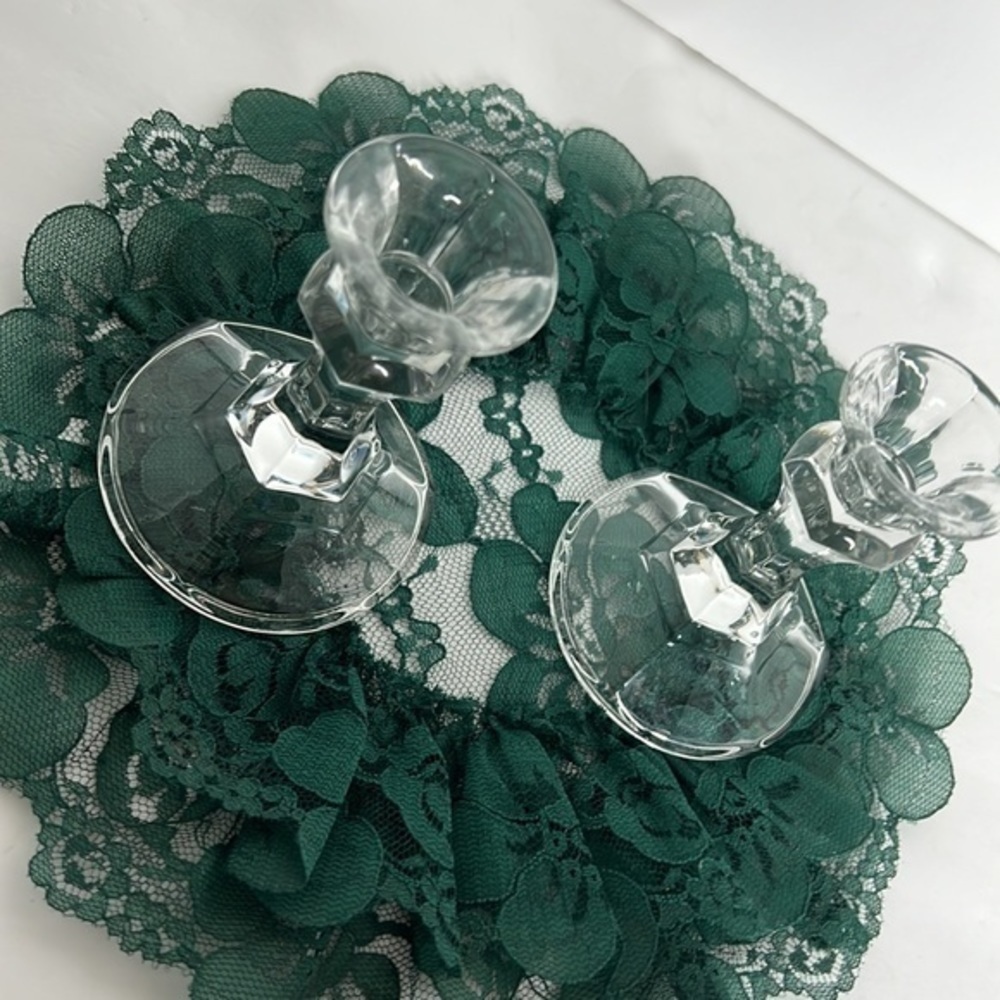 CANDLE HOLDERS, GLASS - Picture 16 of 17